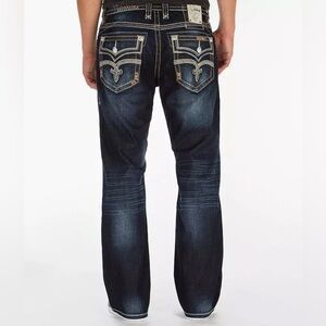Rock Revival Pablo Relaxed Straight Jeans Size 32